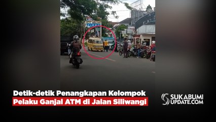 Detik-detik Penangkapan Kelompok Pelaku Ganjal ATM di Jalan Siliwangi