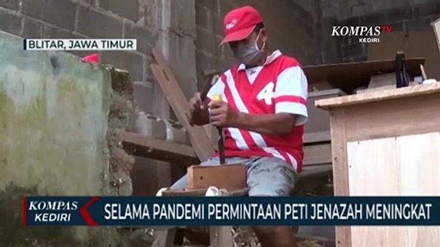 Berkah Pandemi Bagi Pengrajin Peti Jenazah