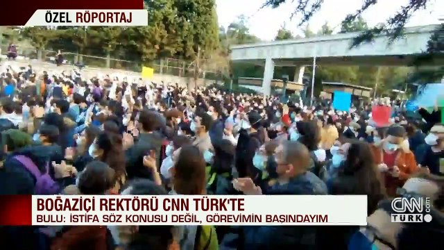 Boğaziçi Rektörü CNN TÜRK'te: İstifa etmem asla söz konusu değil