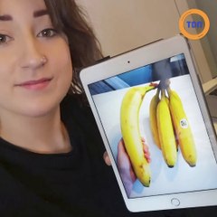 Elle découvre une banane géante de la taille de son avant-bras