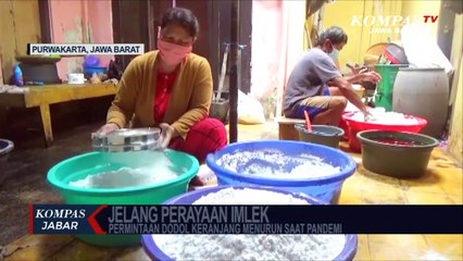Menjelang Imlek, Permintaan Dodol Keranjang Menurun