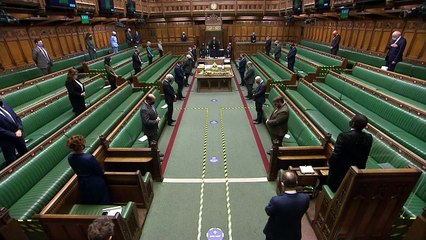 Commons holds minute's silence for Captain Sir Tom Moore