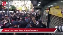 İzmir'de eylemcilere sert müdahale: Gözaltılar var