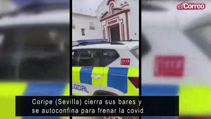 Coripe cierra sus bares y se autoconfina para frenar la covid