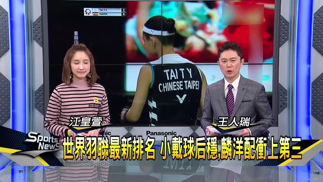 世界羽聯最新排名小戴球后穩 麟洋配衝上第三 影片dailymotion