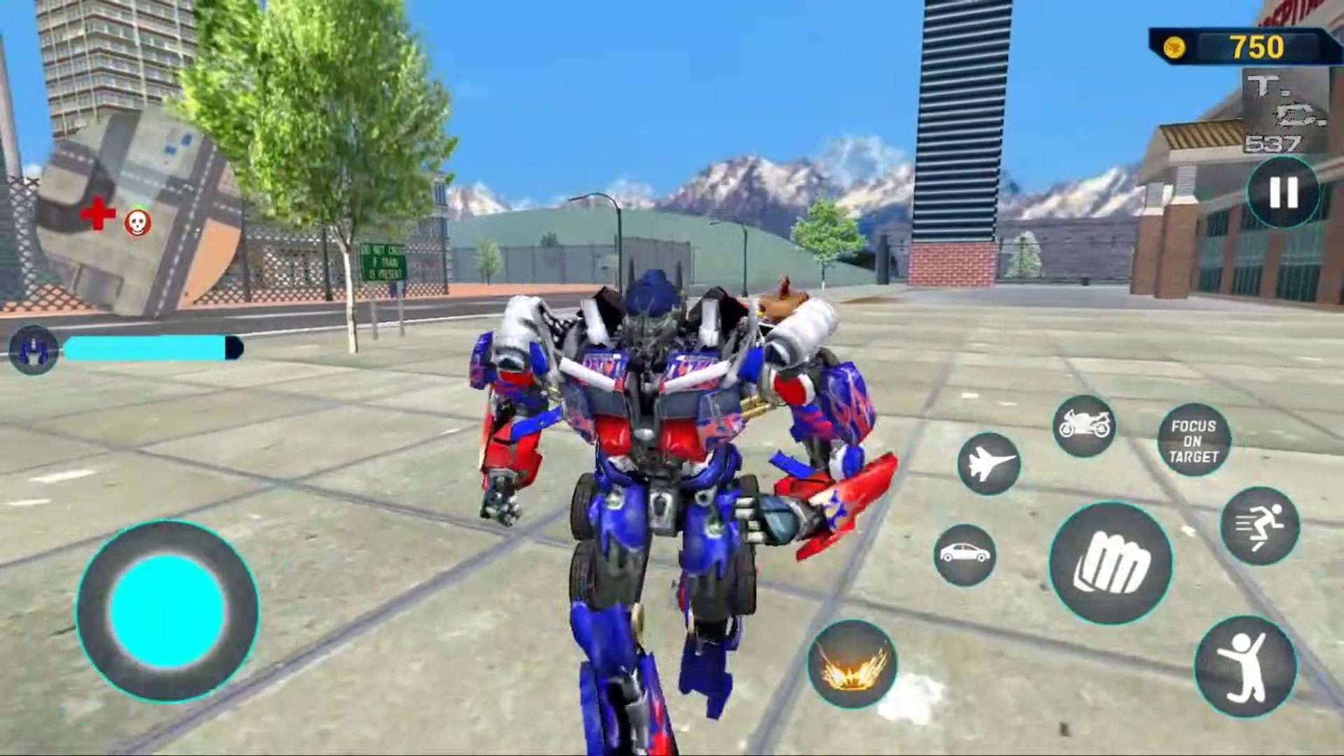 Optimus Prime Multiple Transformation Jet Robot Car Game - Android Gameplay  - video Dailymotion