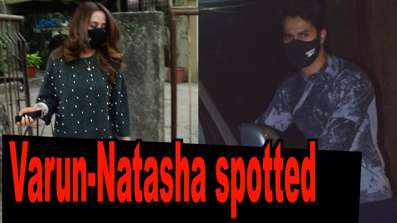 Varun Dhawan and Natasha clicked out and about in the city| Varun-Natasha spotted