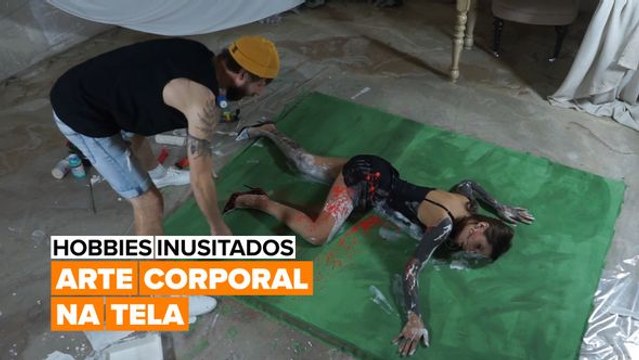 Hobbies Inusitados: Arte Corporal na Tela