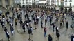 Sillas vacías en Cáceres para escenificar el rechazo de los hosteleros al cierre