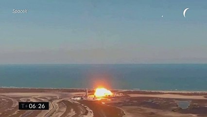 Estalla un prototipo de cohete SpaceX al aterrizar