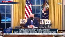 Filipino US immigrants hope to obtain citizenship, reunite with families with anticipated change in immigration policy