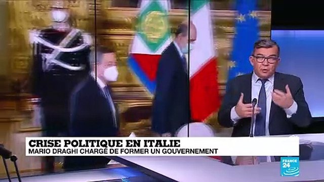 Crise politique en Italie : Mario Draghi, chargé de former un gouvernement, appelle à l'unité
