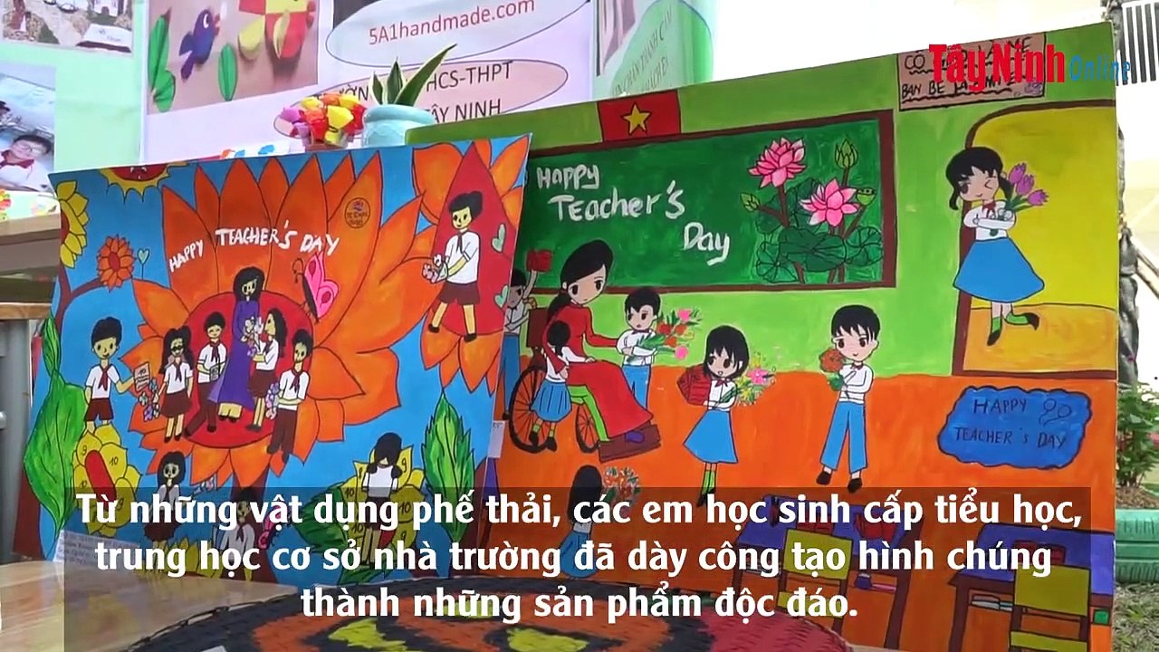 “Biến” vật dụng phế thải thành những sản phẩm độc đáo