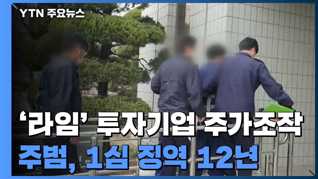 '라임 펀드' 투자기업 주가조작 주범, 징역 12년·벌금 1,800억 / YTN