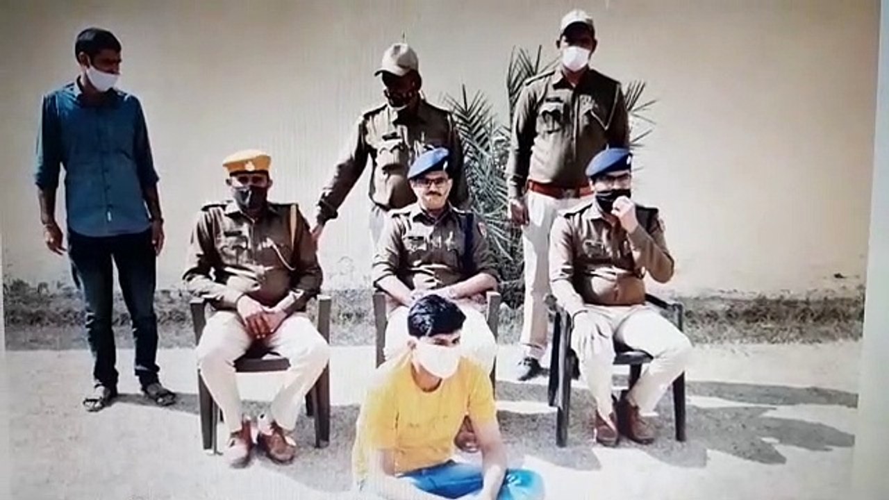 पुलिस व बदमाश में फायरिंग, 25 किमी पीछा कर युवक...