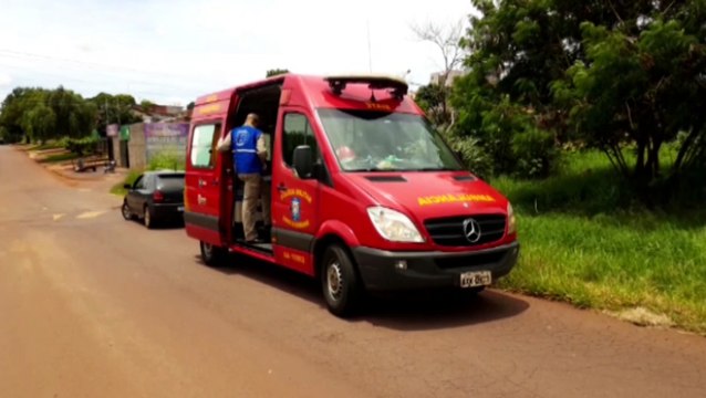 Gestante de 31 semanas sofre queda em calçada da Rua Bororós, no Bairro Santa Cruz
