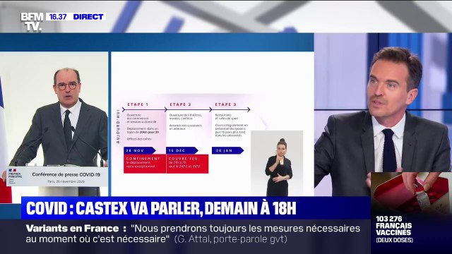 Covid-19: Jean Castex et Olivier Véran tiendront une conférence de presse ce jeudi à 18h