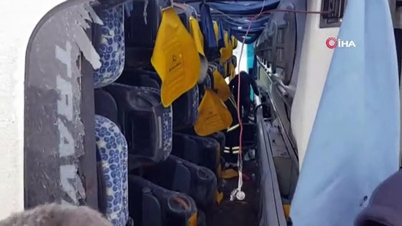 Kayseri'de otobüs şarampole devrildi: 43 yaralı