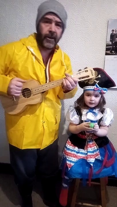 Russ and his daughter Daisy's sea shanty