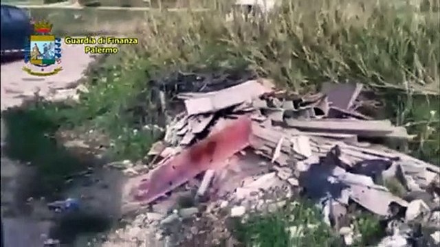 Corleone (PA) - Eternit e rifiuti pericolosi, sequestrata discarica abusiva (03.02.21)