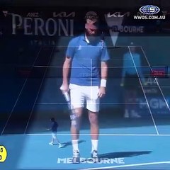 Benoit Paire craque totalement et commet 4 double fautes ! ( vs. Fognigni)