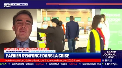 Alexandre de Juniac (IATA) : L'aérien s'enfonce dans la crise - 03/02