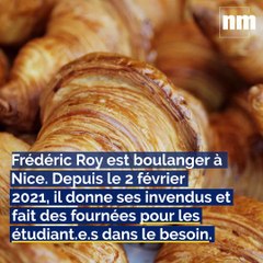 Face à la détresse des étudiants, ce boulanger de Nice a décidé de les aider