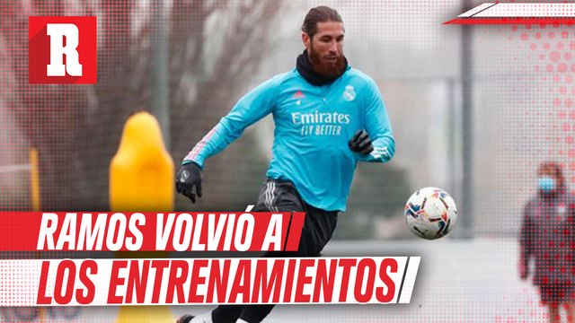 Sergio Ramos volvió a los entrenamientos del Real Madrid