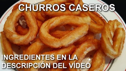 Cómo hacer los AUTÉNTICOS CHURROS caseros  ¡La receta más rica y FÁCIL del mundo!