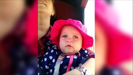 La réaction adorable de ce bébé qui entend le Chouchouuuuuu du train