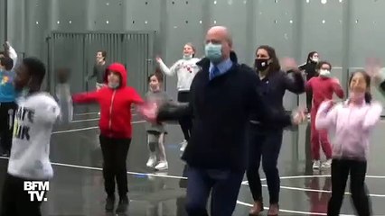 Quand Blanquer mouille la chemise en cours de sport