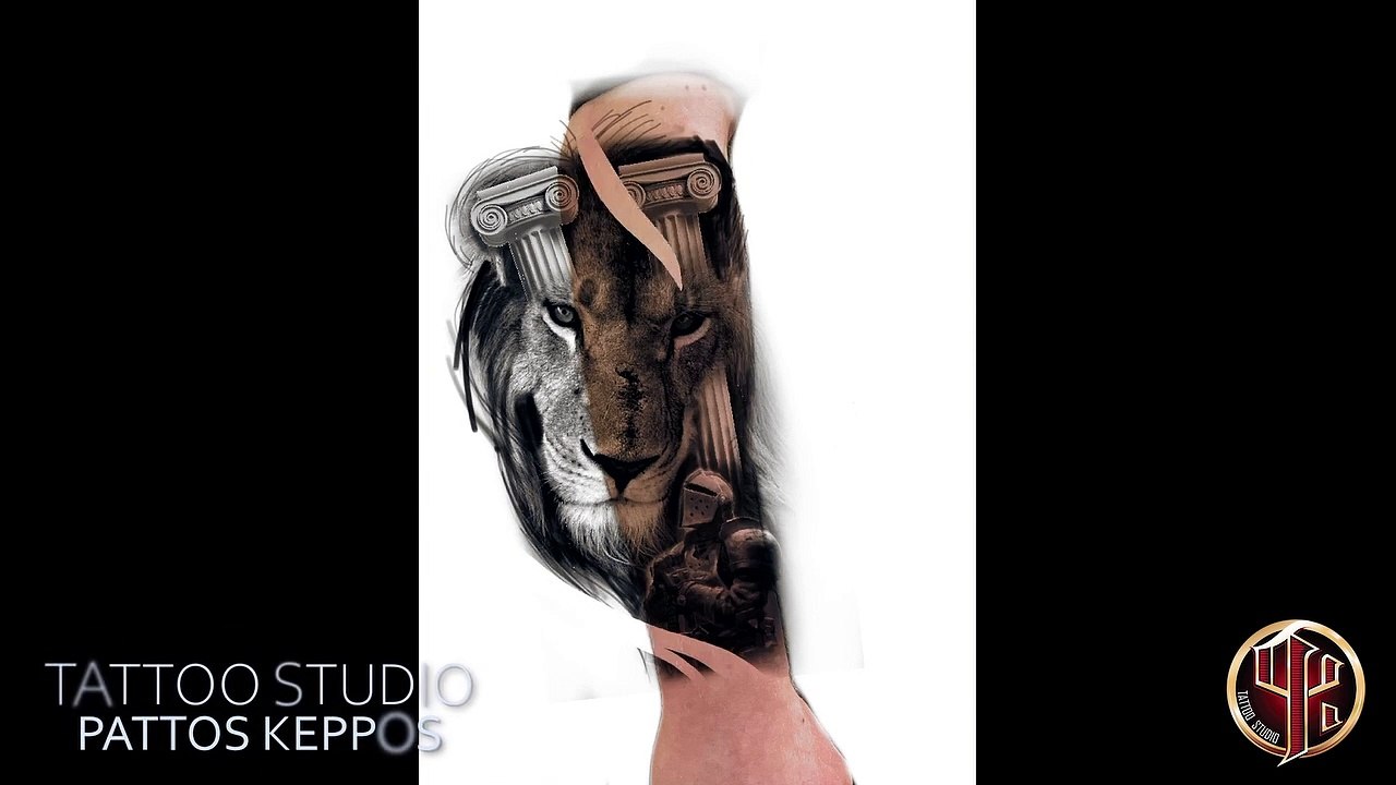 Tatto Studio Vienna - Tattoo Studio Pattos Keppos Greek Lion