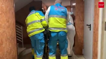 SUMMA 112 traslada a un hombre al hospital tras un accidente con una radial