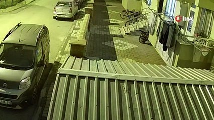 Bisikleti alıp böyle gitti