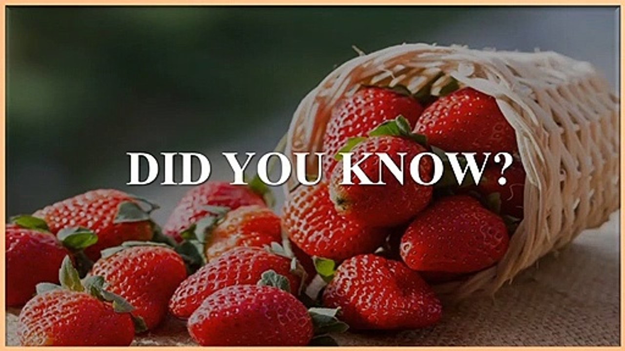 Strawberries Have More Vitamin C Than Oranges.