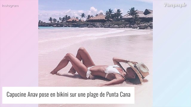 Capucine Anav : Petite poitrine, côtes trop voyantes , photo non retouchée pour révéler son complexe