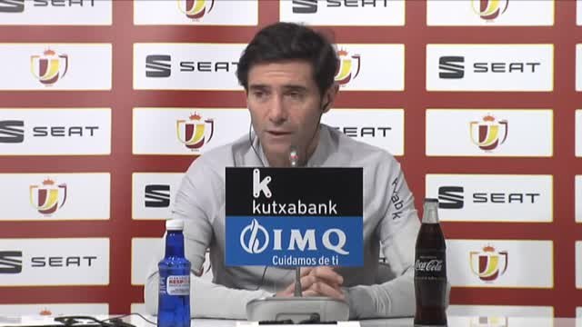 Marcelino: Haremos el equipo más competitivo posible para intentar pasar esta eliminatoria