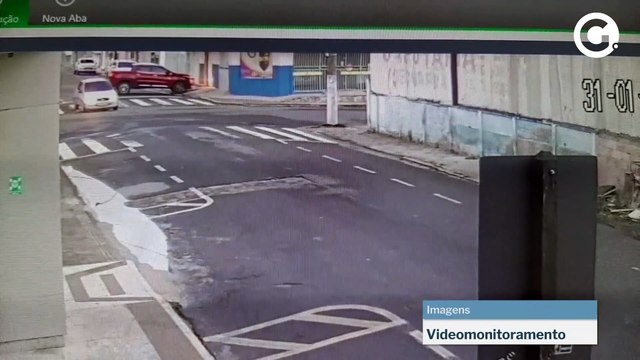 Imagens mostram momento do acidente no bairro Fátima, em São Mateus