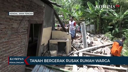 Tanah Bergerak, Rusak Rumah Warga