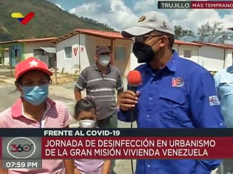 En Trujillo se realizan jornadas de desinfección en urbanismos de la GMVV