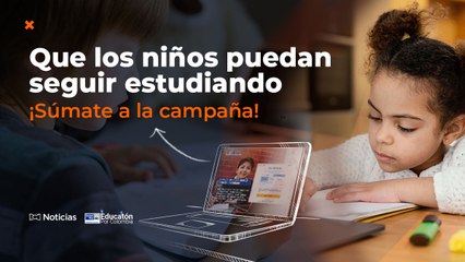 Campaña por computadores para estudiantes de United Way y Noticias RCN
