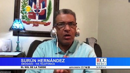 Surun Hernández  responde sobre la acusación sobre campaña de descredito contra Luis Henry Molina