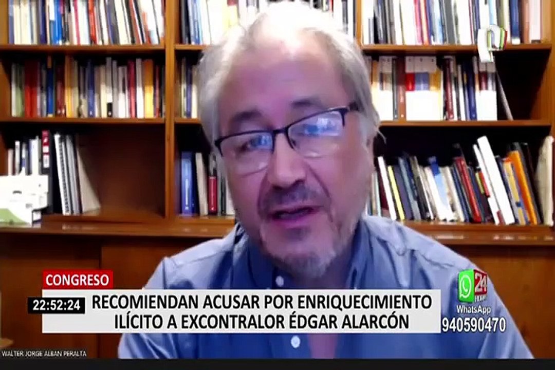 Edgar Alarcón Informe Final Recomienda Acusarlo De Enriquecimiento