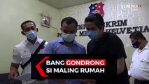 Tertangkap.!!! Bang Gondrong, Maling Spesialis Rumah Kosong di Medan
