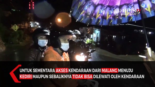 Longsor Putus Akses Utama Malang-Kediri