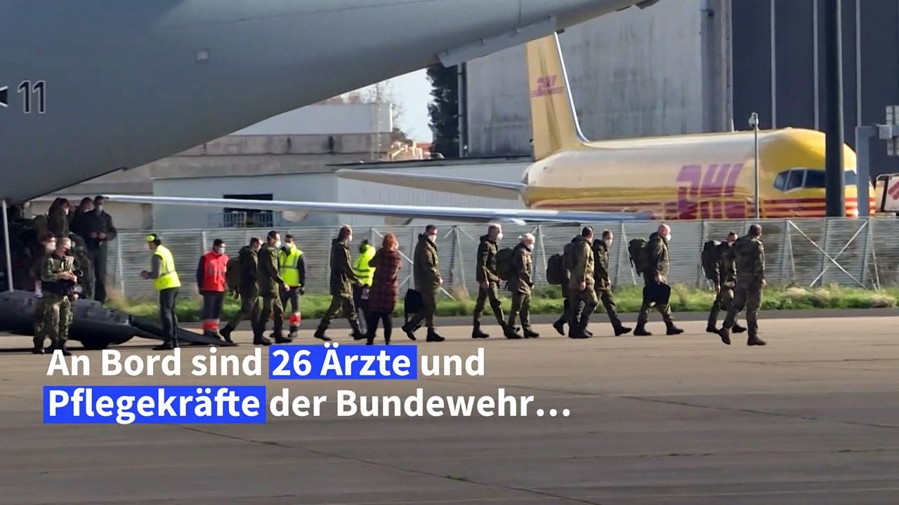 Team aus deutschen Ärzten und Pflegekräften in Portugal angekommen
