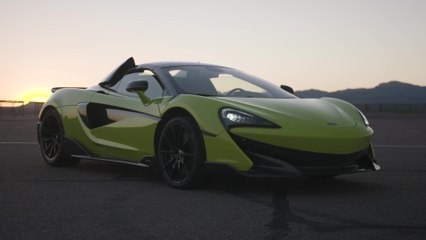 McLaren 600LT Spider Design in Lime Green