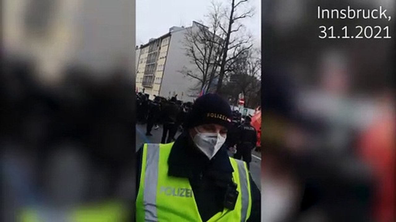 Fragwürdiger Polizeieinsatz bei Demo in Innsbruck