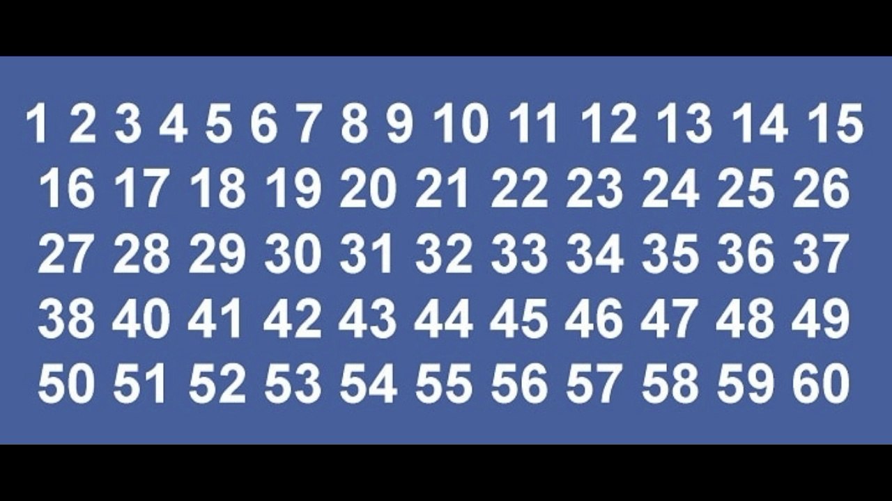 Arriverez-vous à trouver le chiffre manquant en moins de 10 secondes ?