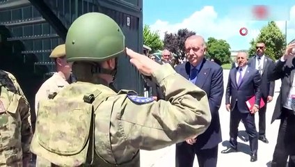 Başkan Erdoğan Bosna'daki Mehmetçik'i ziyaret etti